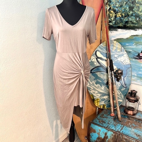 ⭐️Andree By Unit, Softest Rosy Mauve, Front-Knot Dress,So Soft & Easy,Size M - Picture 5 of 16